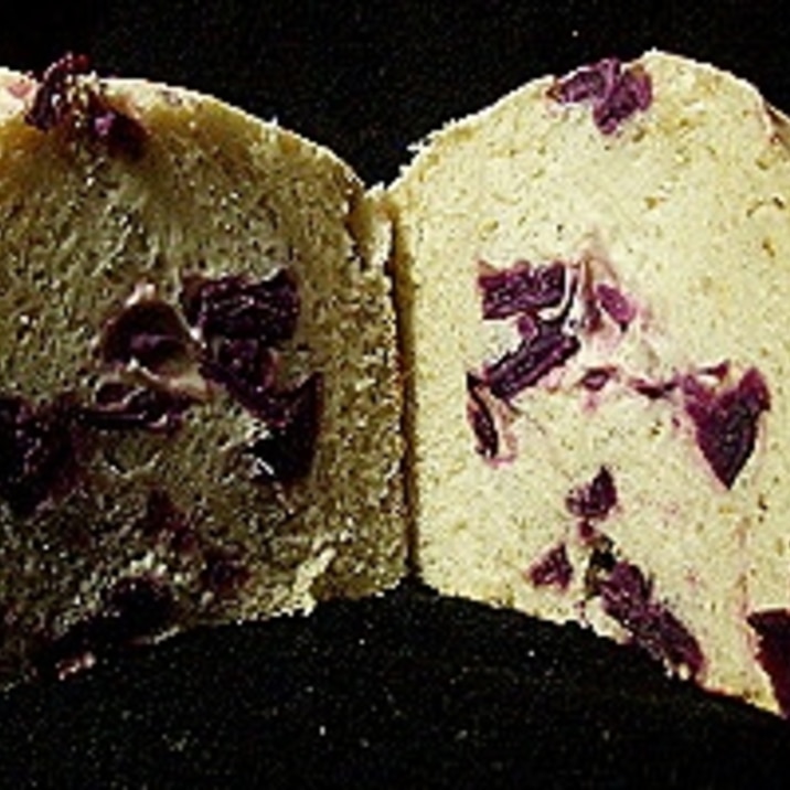 減塩　紫のおさつパン